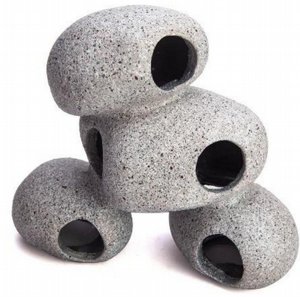 דקורציה לאקווריום סלעים מחוררים 18x8x15 ס"מ דקורציה לאקווריום סלעים מחוררים 18x8x15 ס"מ