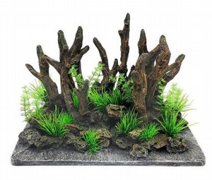 דקורציה לאקווריום גזעים 33x18x24 ס"מ דקורציה לאקווריום גזעים 33x18x24 ס"מ