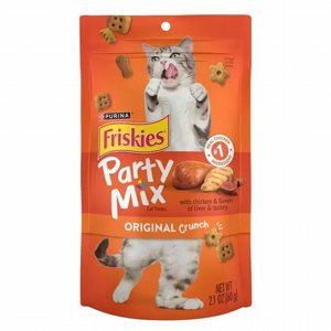 חטיף לחתול אוריג'ינל קראנץ' 60 גרם PARTY MIX פריסקיז פורינה Friskies Purina חטיף לחתול אוריג'ינל קראנץ' 60 גרם PARTY MIX פריסקיז פורינה Friskies Purina