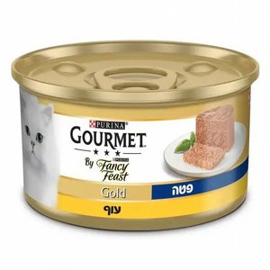 גורמה מזון לח ומלא לחתול פטה עוף 85 גרם Purina Gourmet גורמה מזון לח ומלא לחתול פטה עוף 85 גרם Purina Gourmet